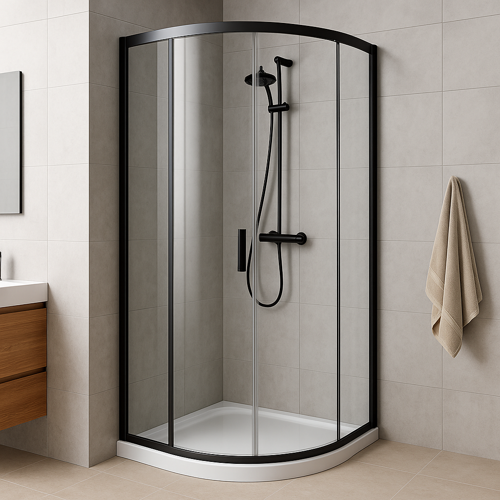 Viertelkreis Duschkabinen