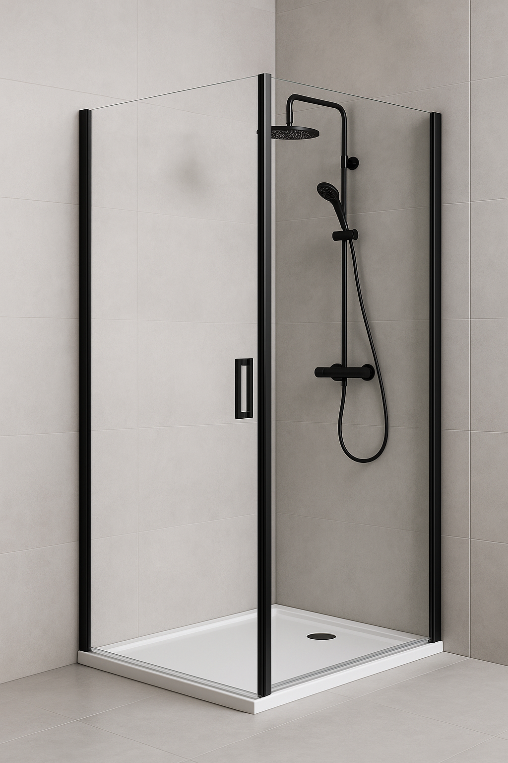 Drehtür Duschabtrennung