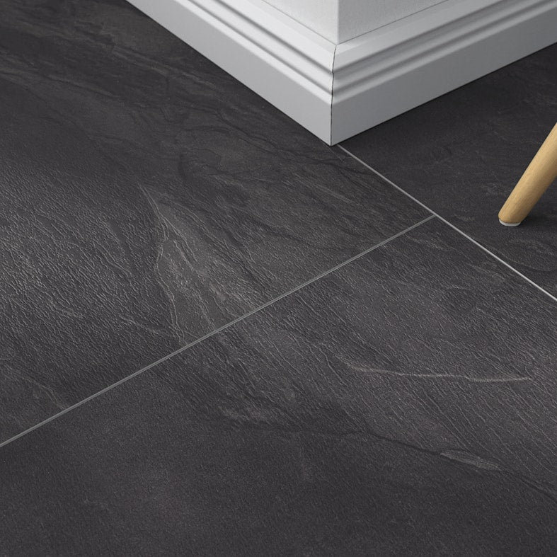 Graphite Grey Steinoptik Fliese 60x120 cm Matt – Rektifiziertes Feinsteinzeug