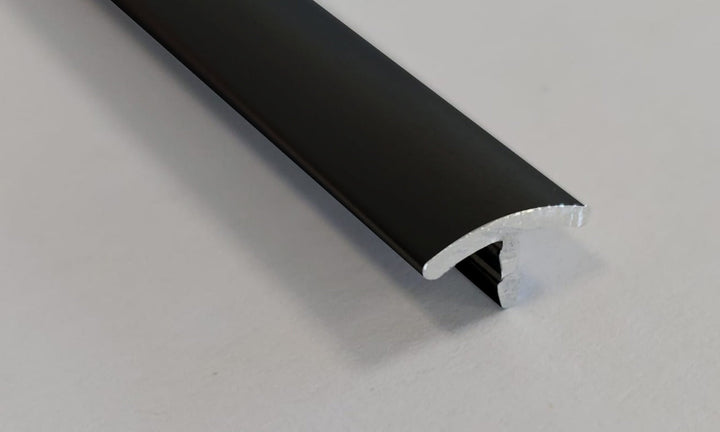 T-Leiste Aluminium Schwarz 270 cm – Übergangsprofil für PVC-Wandpaneele | Modern & Langlebig