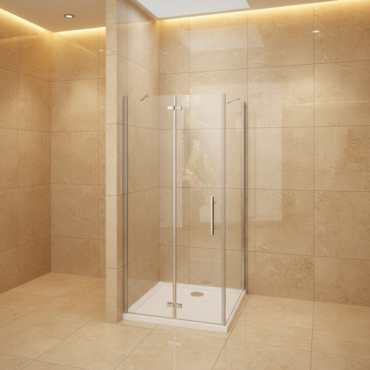 Duschkabine Scharniertür 190/195cm | 5mm/6mm NANO ESG Glas Dusche