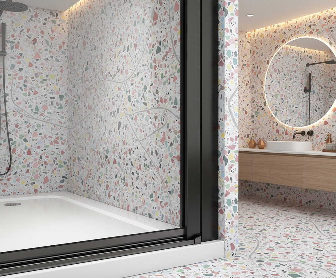 Duschtür 200cm Höhe Schwarz Nischentür 80/90/100cm 8mm ESG Pendeltür Schwingtür mit Nano-Glas