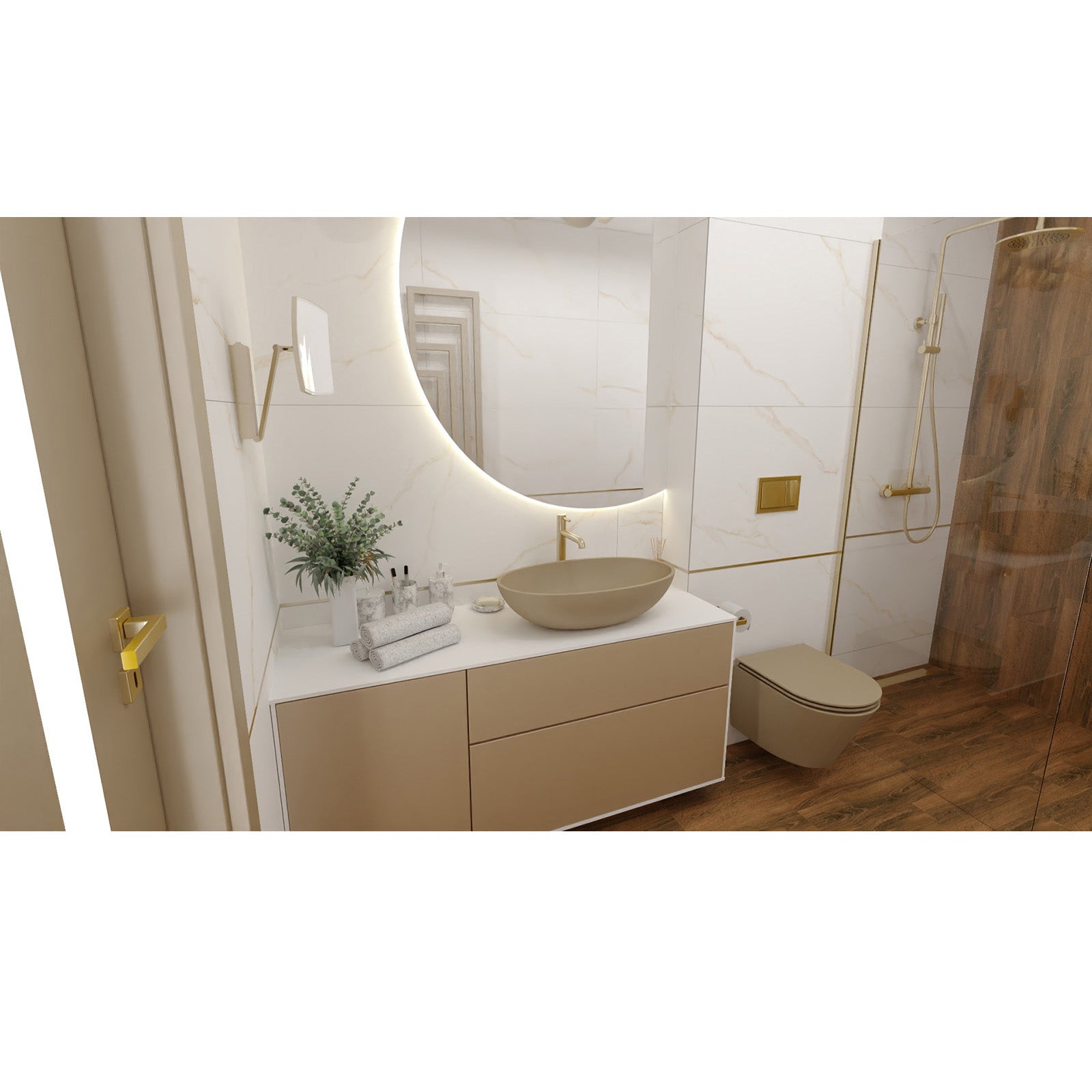 Oak Nature Holzoptik Fliese 20x120 cm Matt – Rektifiziertes Feinsteinzeug