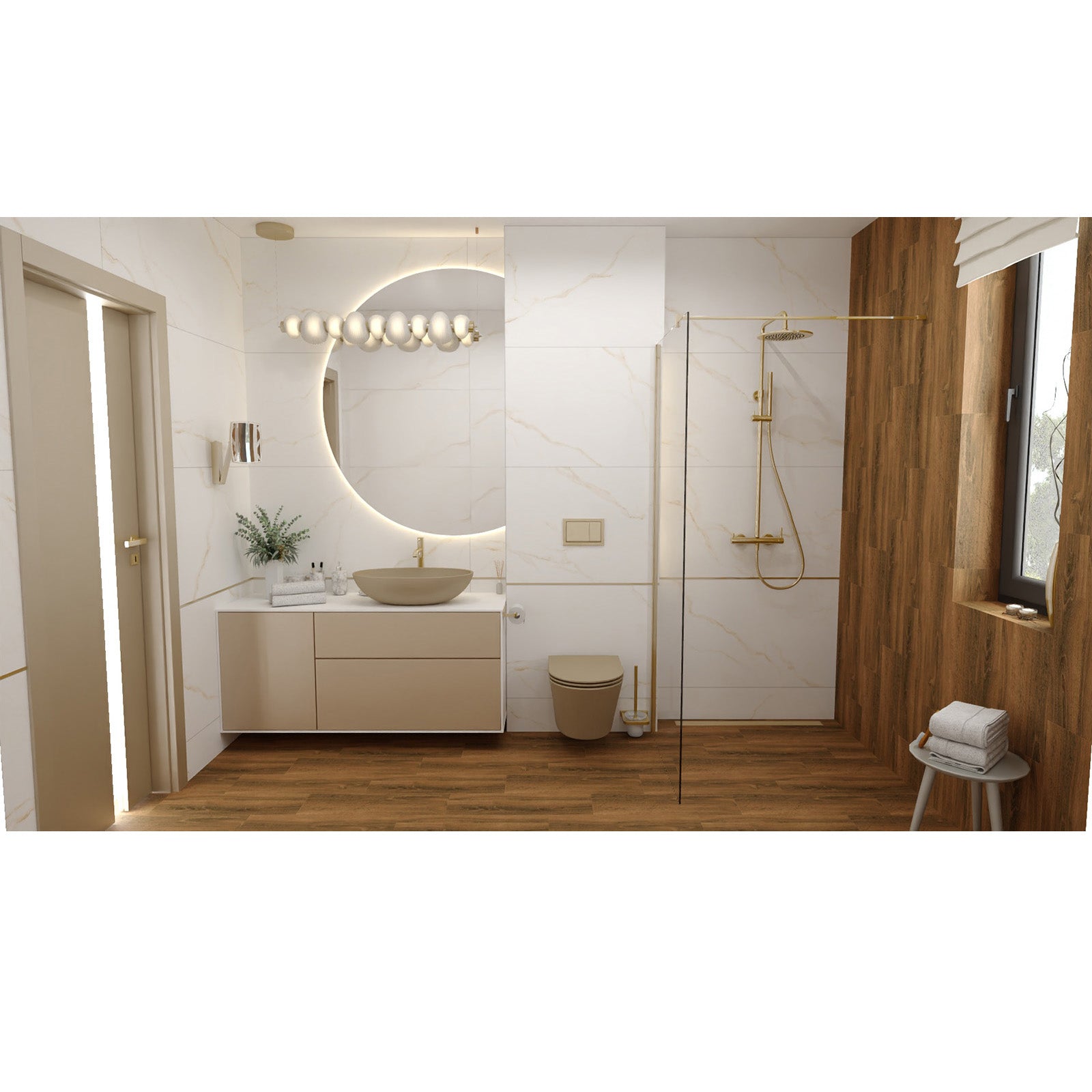 Oak Nature Holzoptik Fliese 20x120 cm Matt – Rektifiziertes Feinsteinzeug