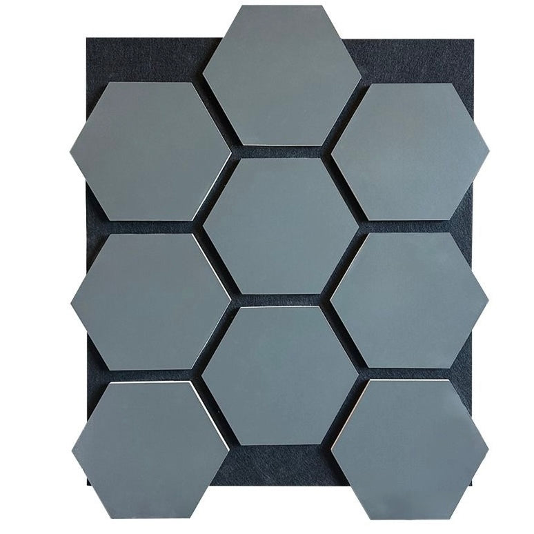 Hexagon Wandpaneel Anthrazit 65×80 – Modernes Designpaneel mit akustischer Wirkung