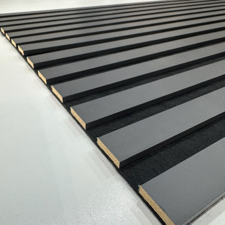 Akustikpaneel Design Anthrazit 275 x 60 cm – Moderne Wandverkleidung & Akustiklösung