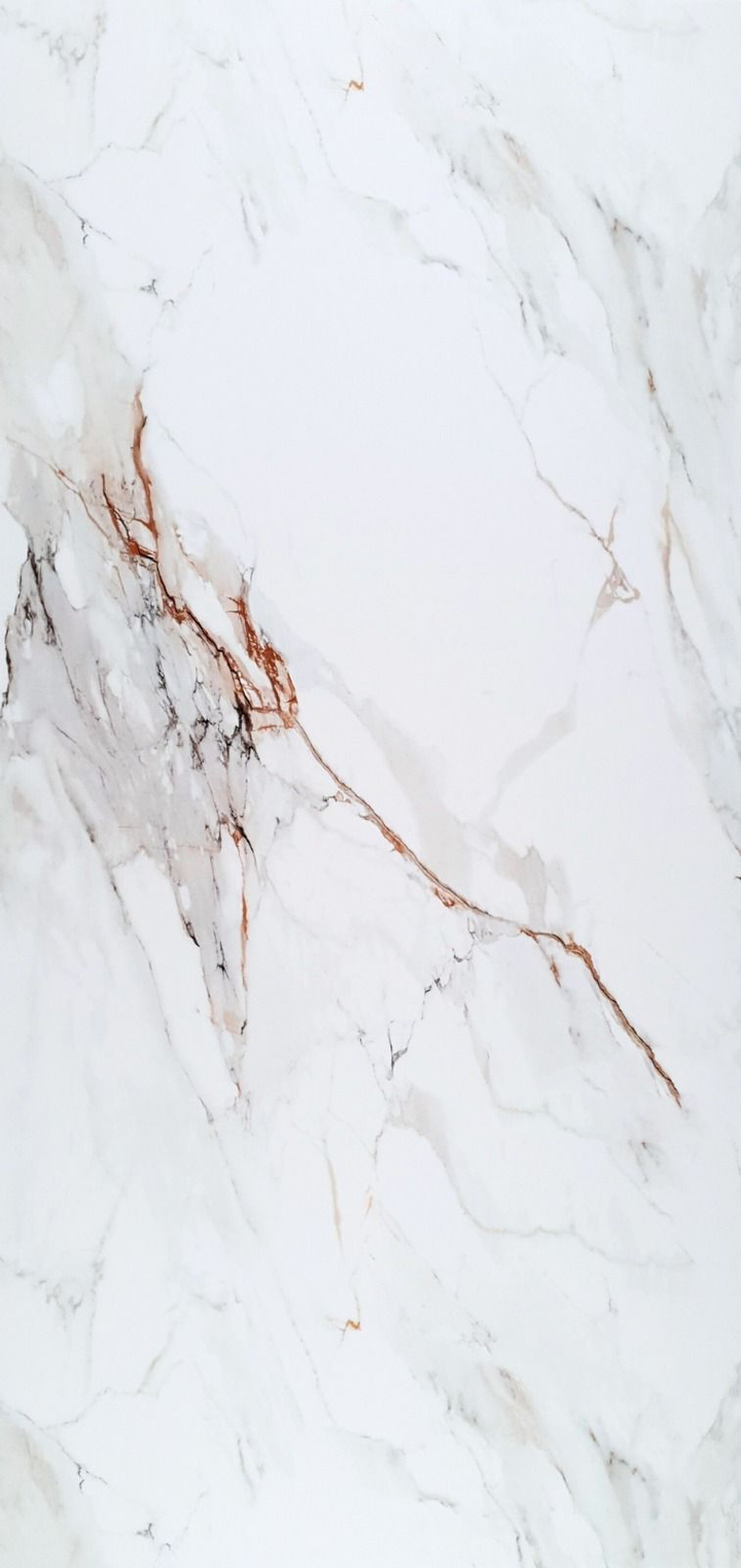 PVC-Paneel Soft CALACATTA 280 cm x 122 cm – Weiße Marmoroptik für Bad & Küche