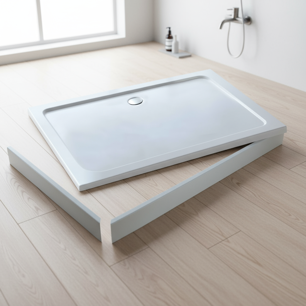 Duschtassen Schürze & Stellfüße Set | Verstellbare Duschwanne Füße & Verkleidung GSRXX