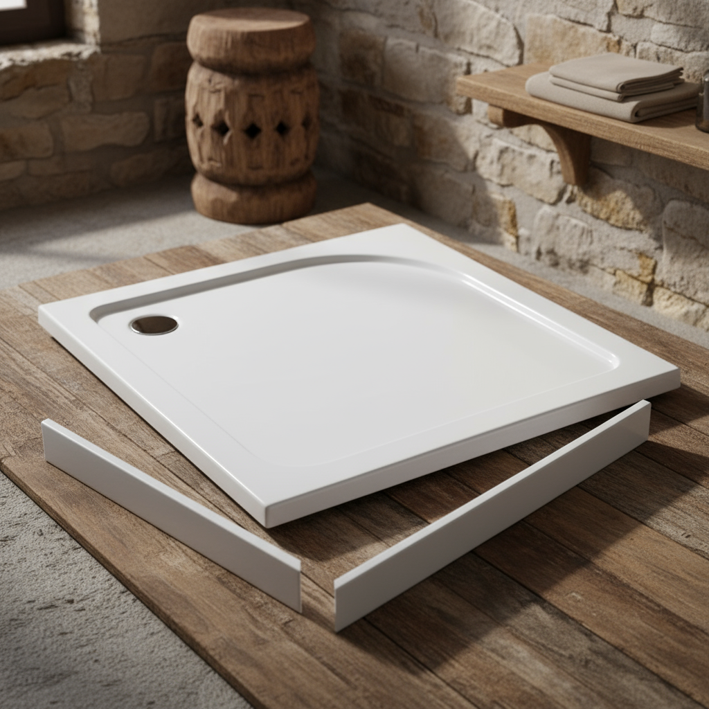 Duschtassen Schürze & Stellfüße Set | Verstellbare Duschwanne Füße & Verkleidung GSRXX