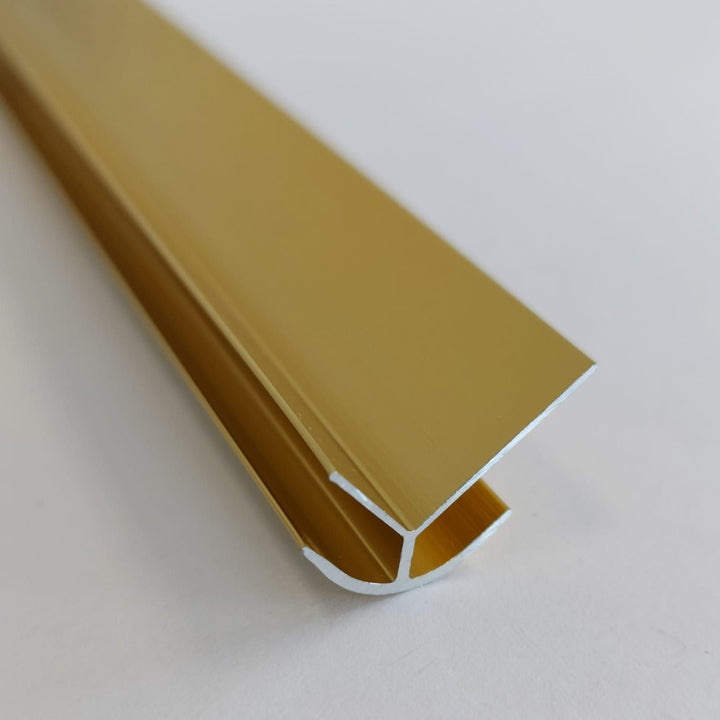 Winkelleiste Aluminium Gold 270 cm Aussenecke