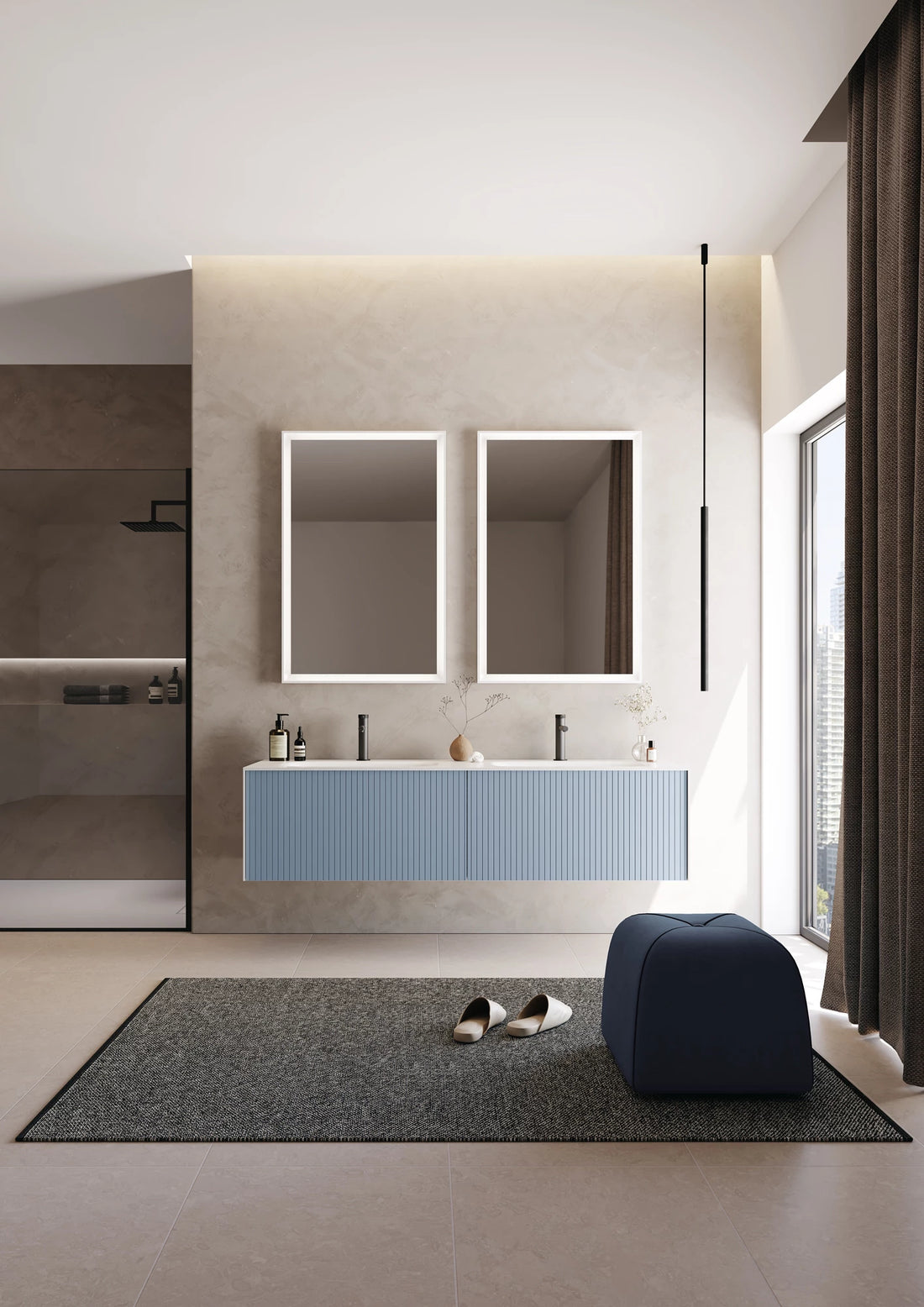 Premium Badmöbel Kollektion – CUBE | Acryl-Waschtisch, Sets & Einzelmodule