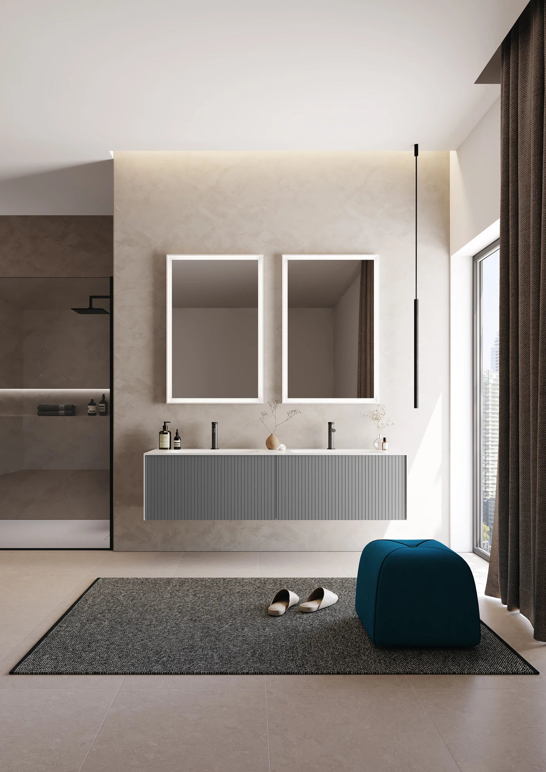 Premium Badmöbel Kollektion – CUBE | Acryl-Waschtisch, Sets & Einzelmodule