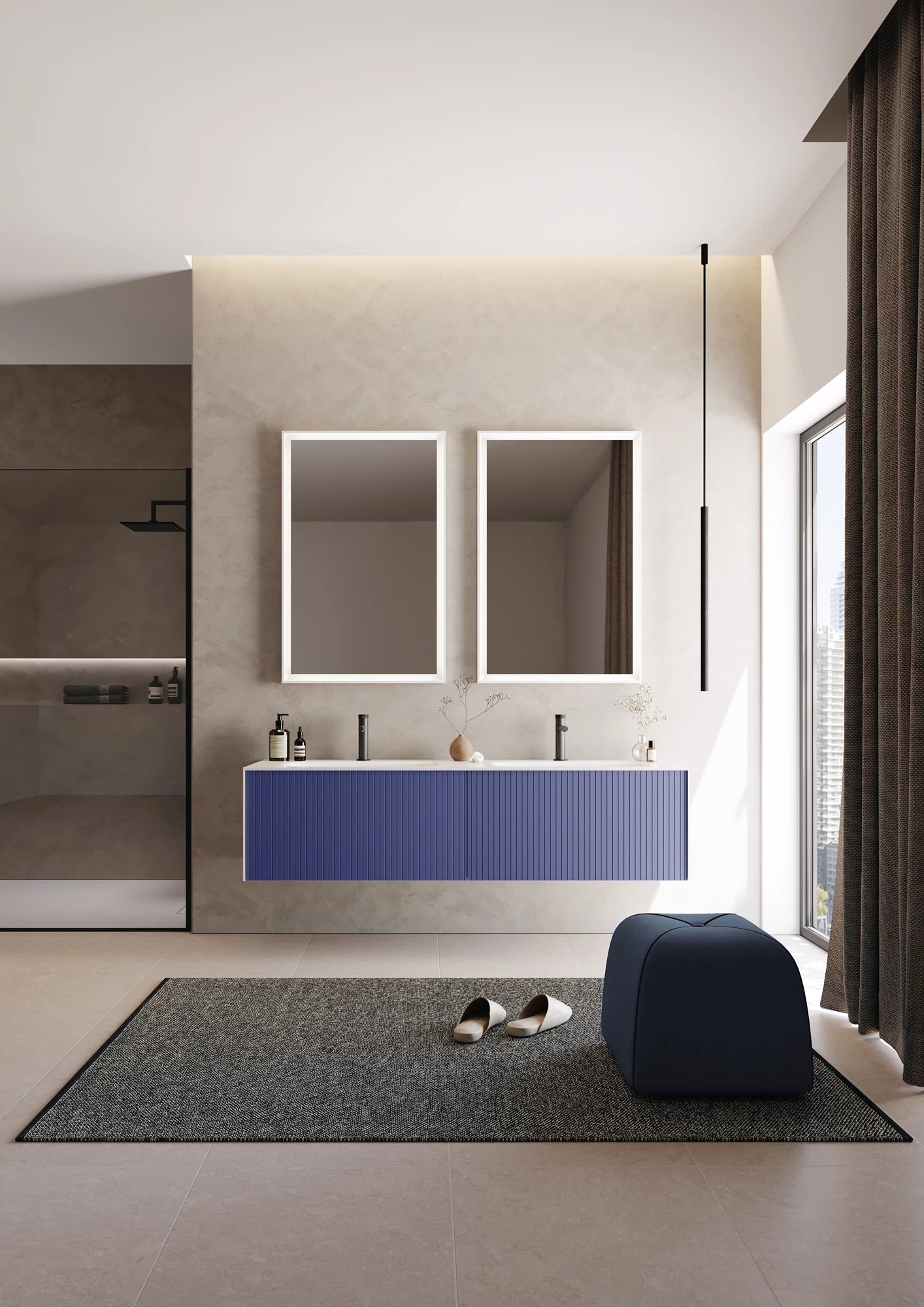 Premium Badmöbel Kollektion – CUBE | Acryl-Waschtisch, Sets & Einzelmodule