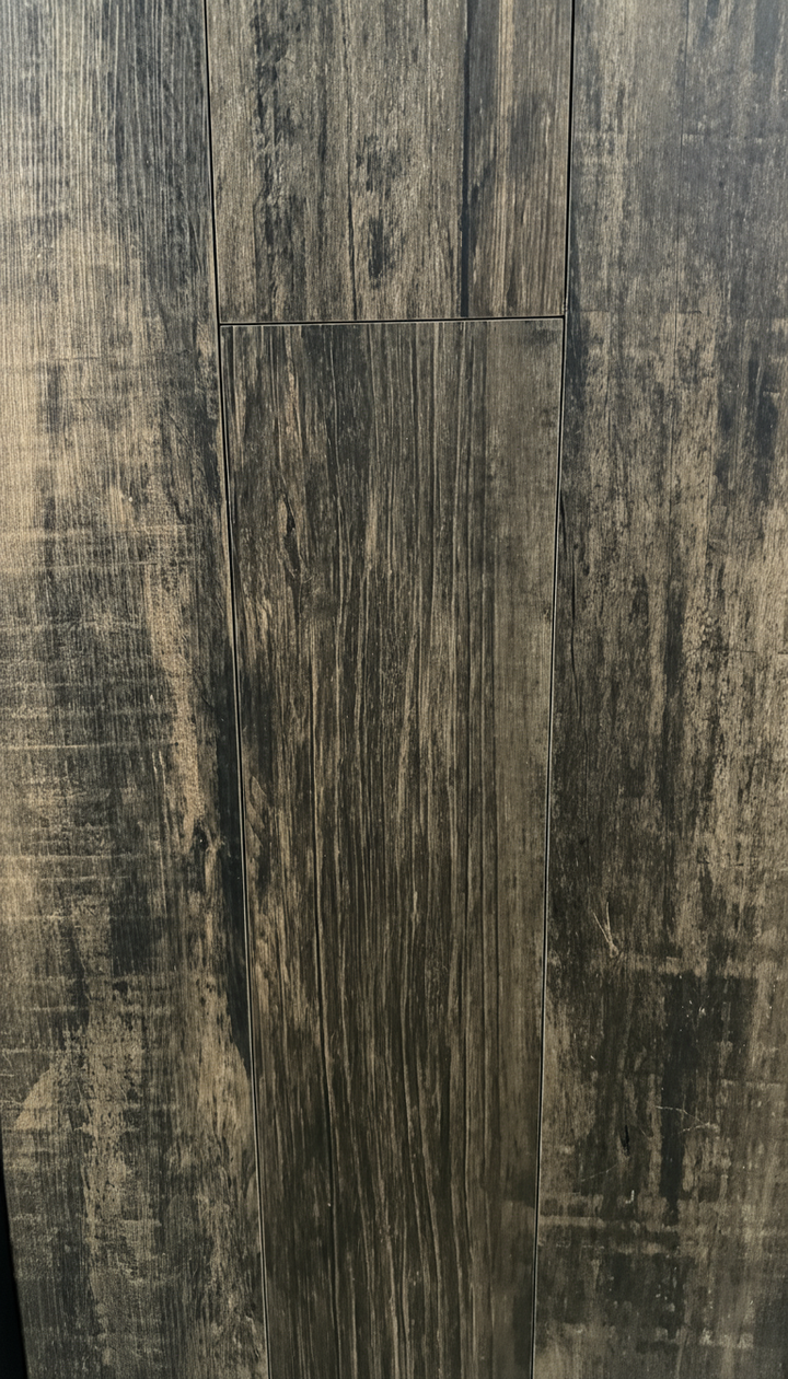 Dark Oak Holzoptik Fliese 60x120 cm Matt – Rektifiziertes Feinsteinzeug