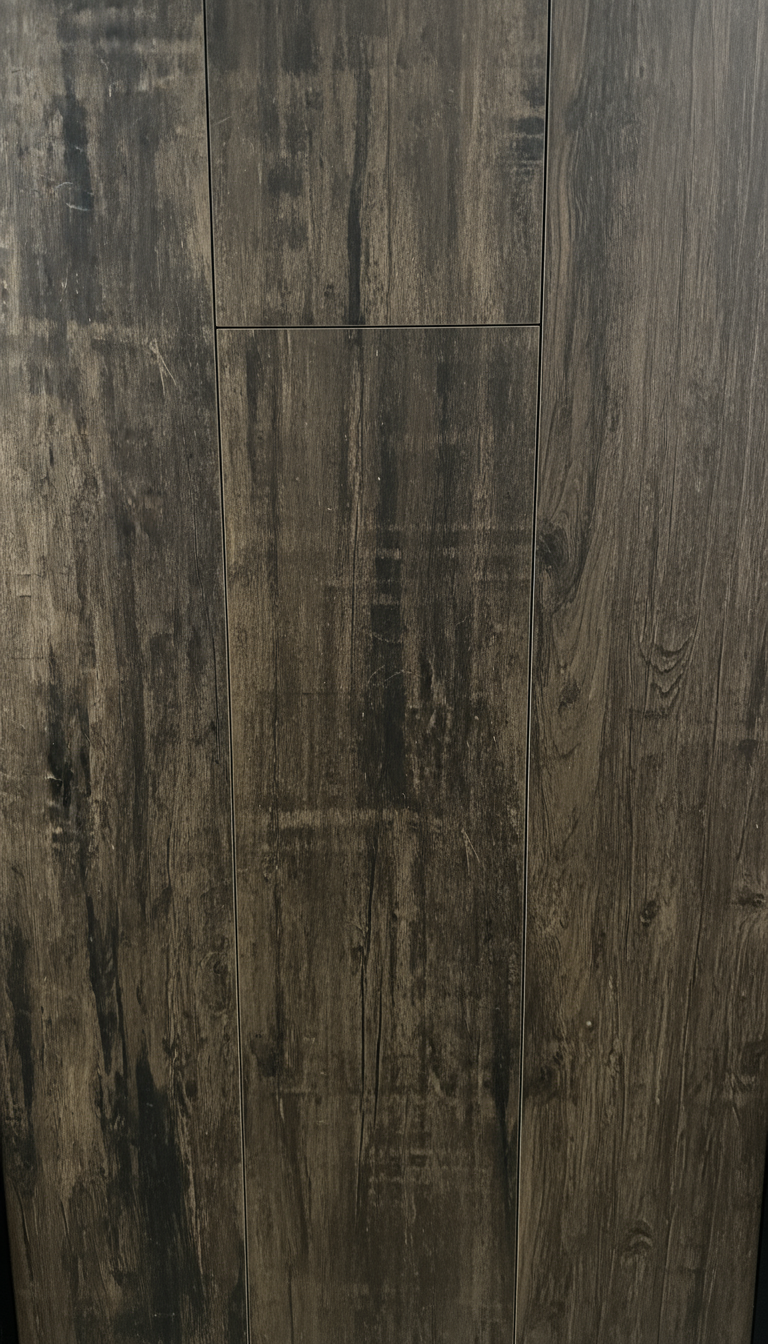 Dark Oak Holzoptik Fliese 60x120 cm Matt – Rektifiziertes Feinsteinzeug
