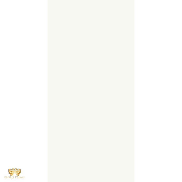 PVC Wandpaneel High Gloss White 280 x 122 cm Hochglanz Wasserfest