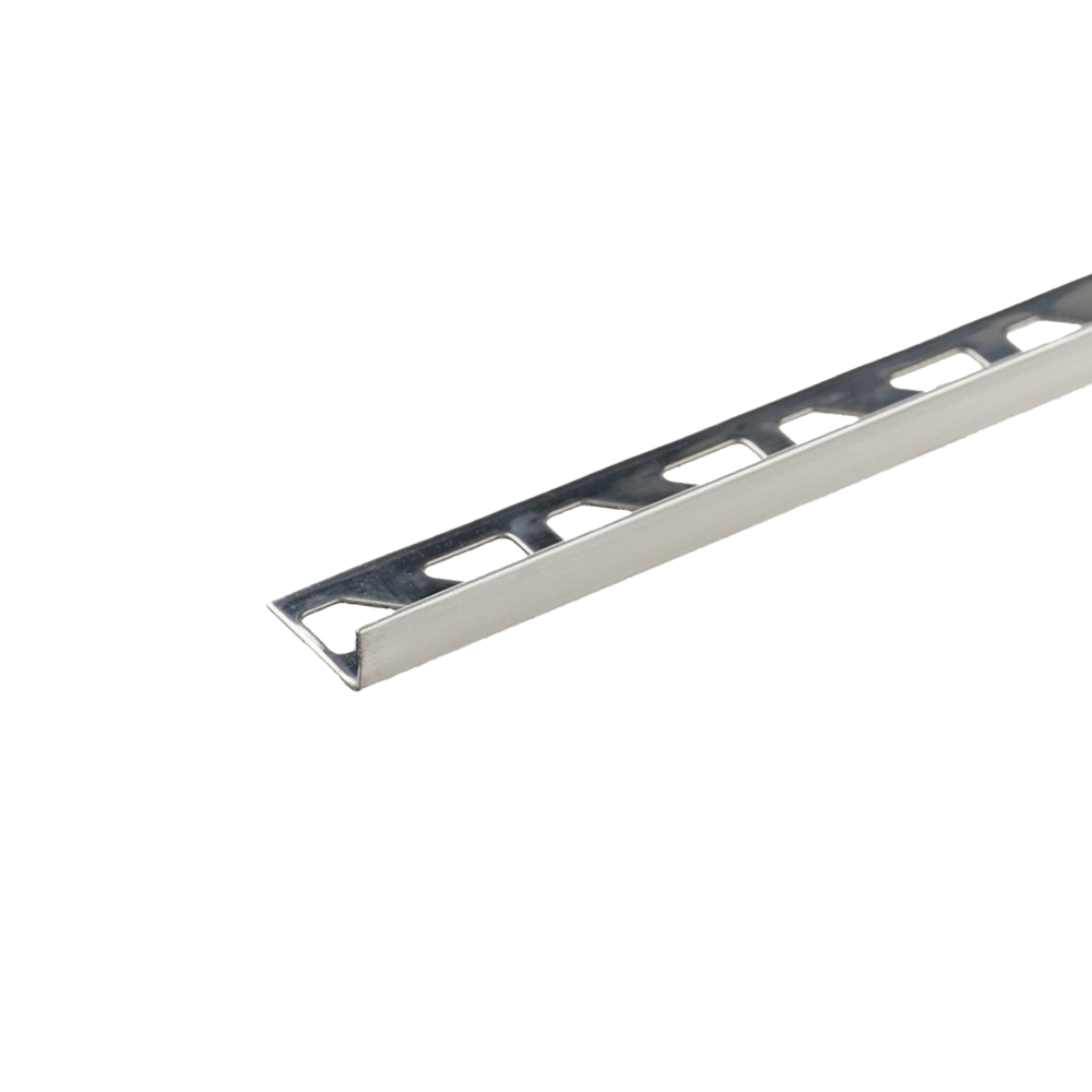 Winkelabschlussprofil Edelstahl – Fliesenabschluss & Kantenschutz – 2500 mm