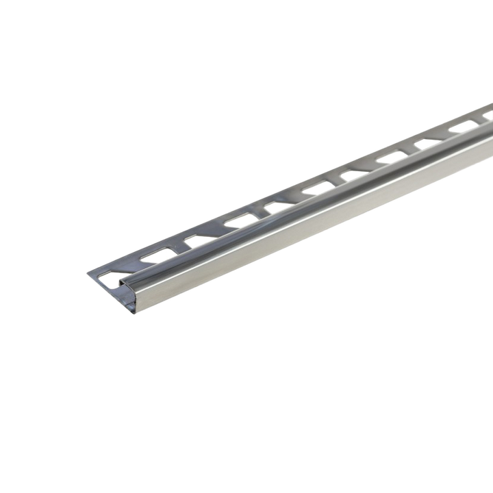 Quadroprofil Edelstahl – Eckiges Fliesenabschlussprofil – 2500 mm
